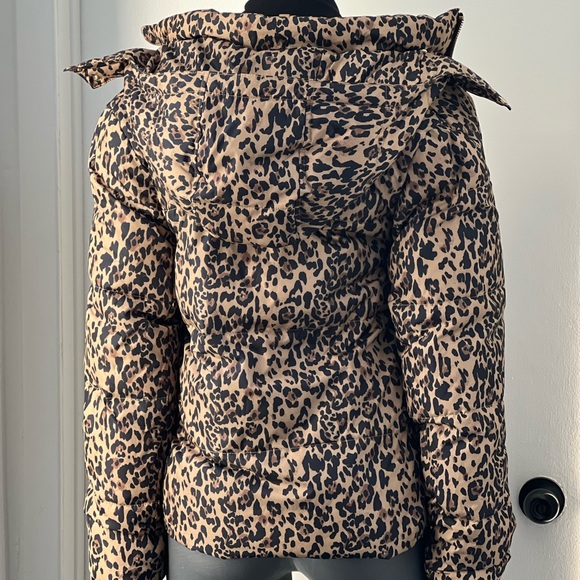 JCrew leopard print puffer jacket - Picture 4 of 5